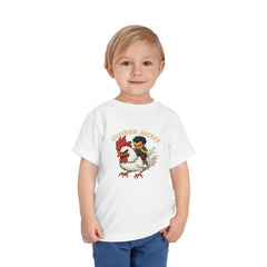 Toddler Chicken Jockey Tee - Fun Minecraft Animal T-Shirt for Kids