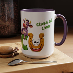 Russell Sage College Mascot Characters 11oz or 15 oz Ceramic Mug - Personalize your mug with your grad year by entering it in the notes field before you complete your purchase