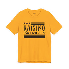 Raising Patriots Tee – Americana Stars & Stripes Family Pride T-Shirt