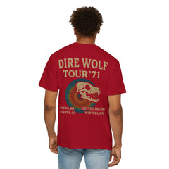 Retro Band Tour Unisex Comfort Colors T-Shirt - Dire Wolf '71