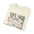 Whales, Life Look Better Under Water -  Graphic Unisex Garment-Dyed T-shirt