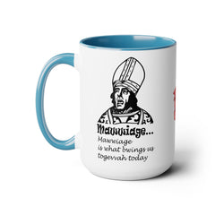 Wuv True Wuv / The Clergyman / Princess Bride / 80s Movies / Two-Tone Mugs, 15 oz. mug / Unique Fan Gift / Film Quote / Gift for him