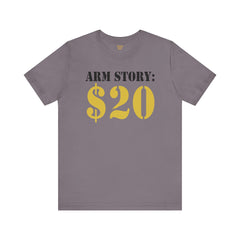 Arm Amputee Funny Quote - Unisex Short Sleeve Tee,Amputee Humor,Gift For Him,Gift For Her,Limb Awareness,Unique Amputee Gift,Ice Breaker