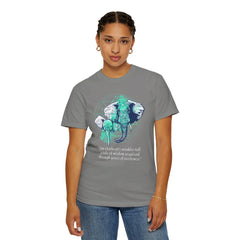 Elephants Graphic  Garment-Dyed T-shirt