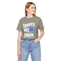 Summer Meltdown Graphic Tee — "Summer Melt Down" Sun Design