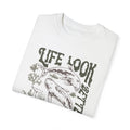 Whales, Life Look Better Under Water -  Graphic Unisex Garment-Dyed T-shirt