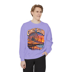 Brooklyn's Coney Island Sunset Sweatshirt - Comfort Colors Soft