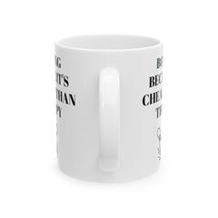 Bowling Therapy Ceramic Mug