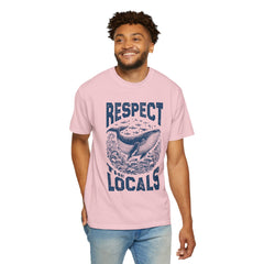 Respect the Locals Whale T-Shirt — Marine Conservation Graphic