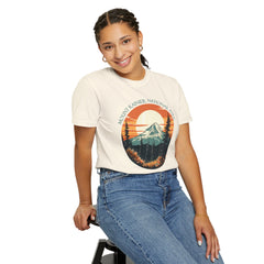 Mount Rainier National Park Graphic, Comfort Colors Soft Relaxed Fit Unisex Garment-Dyed T-shirt