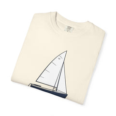 Hempstead Bay Sailing Club Graphic T-Shirt — "Real Sailors Fly Scots" Nautical Tee