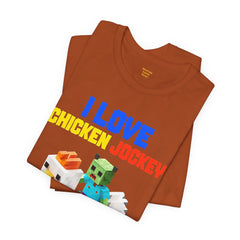 Video Game Movie I Love Chicken Jockey Tee - Unisex Short Sleeve T-Shirt