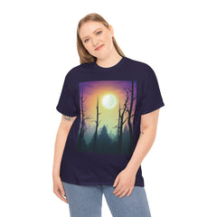 Serene Nature Graphic Tee, Aesthetic T-Shirt, Cozy Casual Wear, Gift for Nature Lovers, Perfect for Outdoor Adventures