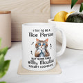 Cat lover mug, cat confession mug, ceramic cat mug, 11oz, 15oz, sarcastic cat gift, funny cat mug, graphic cat gift, funny cat gift