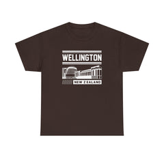 Wellington New Zealand Cities of The World Series Unisex Heavy Cotton Tee