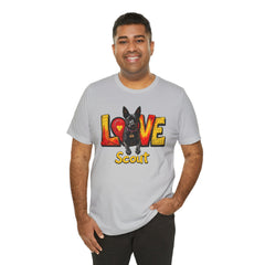 Personalized Love Your Dog T-Shirt — Designed with your dogs name and picture Graphic Tee