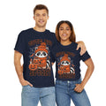 Cute But Spooky Halloween Raccoon! Graphic Unisex Heavy Cotton Tee