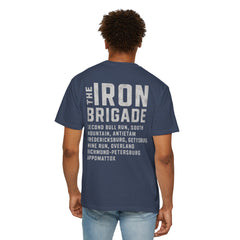 Iron Brigade Civil War Battles Unisex Garment-Dyed T-Shirt - Vintage Military Graphic Tee