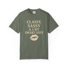 Classy Sassy T-shirt, Unisex Casual Top, Statement Tee, Gift for Her, Fashion Apparel, Birthday Humor Shirt