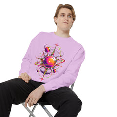 Cosmic Orbit Sweatshirt — Neon Planet Graphic Pullover