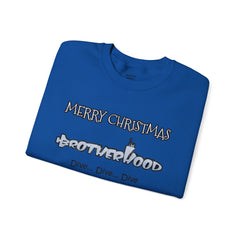 MERRY  CHRISTMAS Submarine Brotherhood -Unisex Crewneck Sweatshirt
