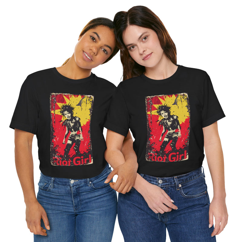 Punk Rocker Riot Girl - Unisex Jersey Short Sleeve Tee