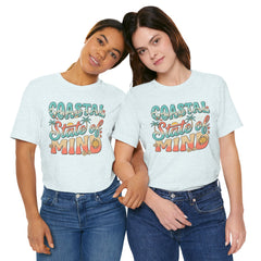 Coastal State of Mind Tee — Retro Beach Graphic T-Shirt
