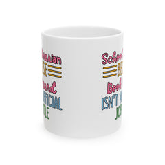 School Librarian mug, white ceramic mug, funny Librarian gift, 11oz, 15oz mug, gift for Librarian, gift for him, gift for her, Birthday gift