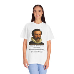 Kepler Coffee Quote T-Shirt — Astronomy Nerd Vintage Portrait Tee