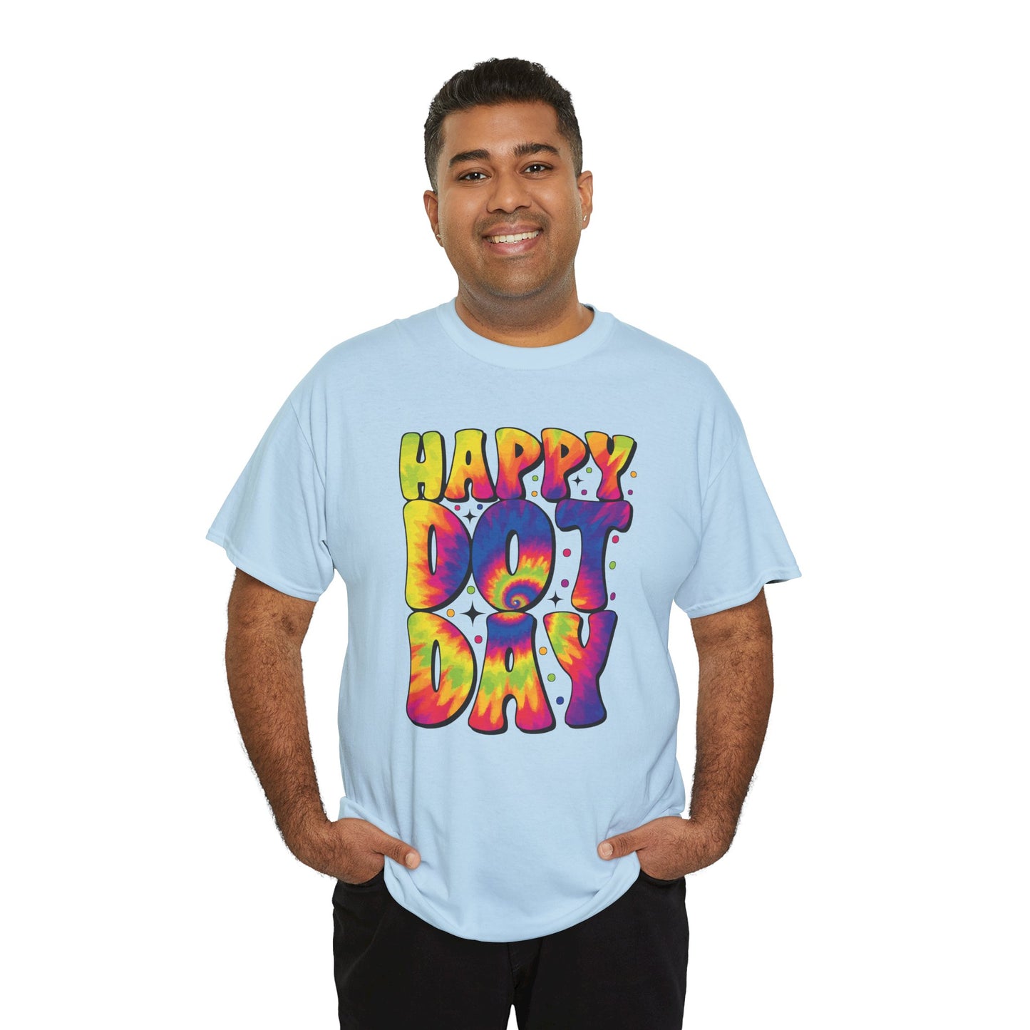 HAPPY DOT DAY - Graphic Unisex Heavy Cotton Tee