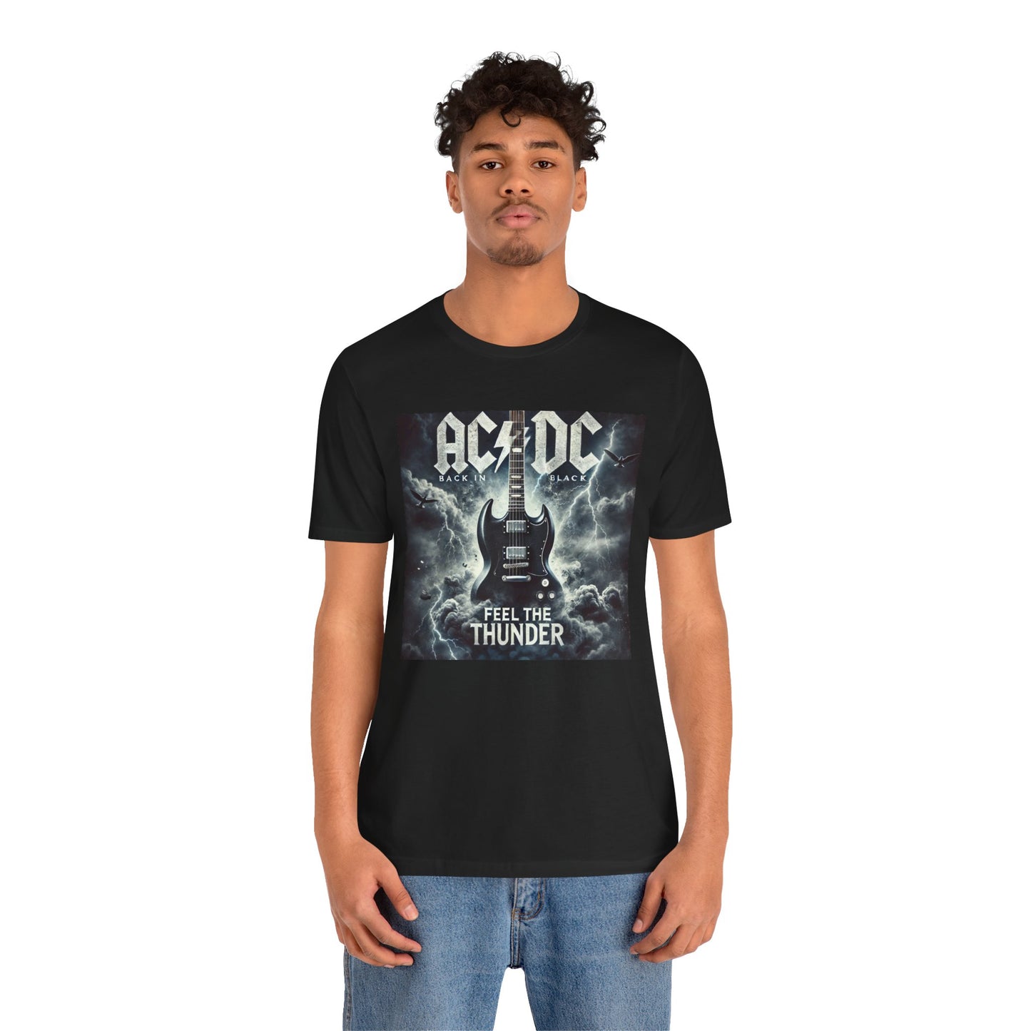 Back n Black, AC DC - Graphic Unisex Jersey Short Sleeve Tee