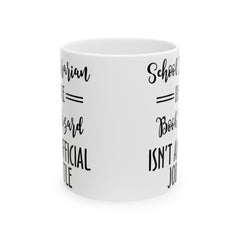 School Librarian quote mug, funny Librarian gift, white ceramic mug, 11oz,15oz mug, gift for Book Readers, gift for him, gift for her