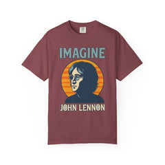 John Lennon Imagine T-Shirt, Vintage Graphic Tee, Music Lover Gift, Unisex Casual Wear, Retro Art Shirt