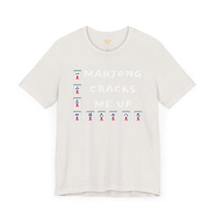 Funny Mahjong CRACK TShirt, unique mahjong gift, unisex soft Tee, gift for mahjong player, mahjong gift for her, Mahjong enthusiast present