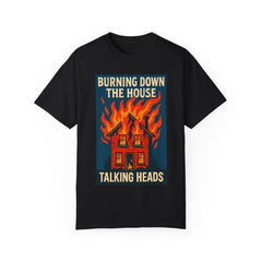 Retro Music-Inspired Unisex T-Shirt - Burning Down the House Design