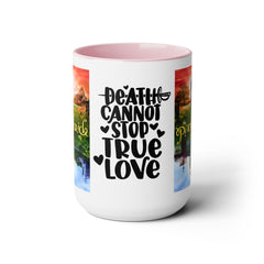 Westley and Buttercup - Two-Tone Mugs, 15 oz. mug / Christmas Gift / Gift for her / Gift for him / Princess Bride, Fan Gift / Romance Gift