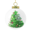 Believe in the power of the season adorable Snowman - Personalized Christmas Ball Ornament