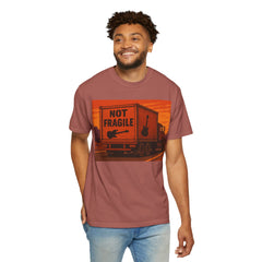 Not Fragile Unisex Garment-Dyed T-Shirt -BTO Inspired Vintage Guitar Graphic Tee