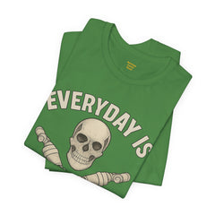 Fitness Tee | Leg Amputee Funny Skull, Everyday Leg Day Gym Shirt, Workout Top