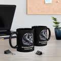 Border Collie Black Mug (11oz, 15oz), Brewing Pawsitivity In Every Cup