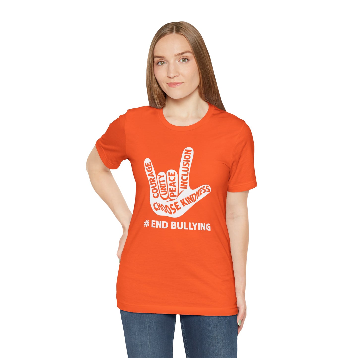 Anti Bullying, Choose Kindness  - Graphic Unisex Jersey Short Sleeve Tee