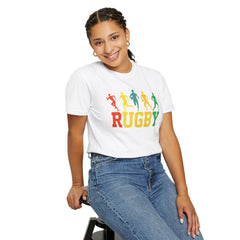 Rugby Players Rainbow Graphic T-Shirt