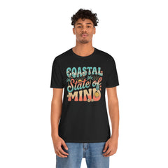 Coastal State of Mind Tee — Retro Beach Graphic T-Shirt