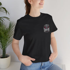 Halloween Scare Actor - Front and Back Graphic Unisex Jersey Short Sleeve Tee