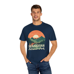 Shenandoah National Park Graphic, Comfort Colors Soft Relaxed Fit Unisex Garment-Dyed T-shirt