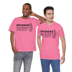 Physical Therapy Unisex Tee - Spine Graphic Gift for PT Student