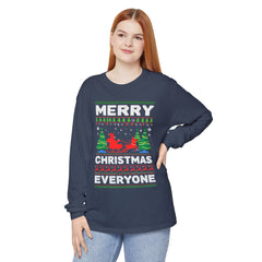 Merry Christmas Everyone Long Sleeve T-Shirt - Unisex Holiday Apparel