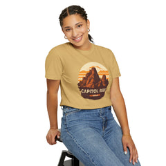 Capitol Reef National Park Graphic, Comfort Colors Soft Relaxed Fit Unisex Garment-Dyed T-shirt