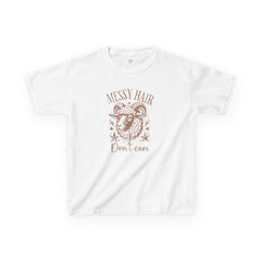 Graphic Kids Tee - Messy Hair Don't Care Sheep