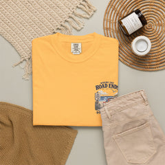 Where the Road Ends Long Island Unisex Garment-Dyed T-shirt